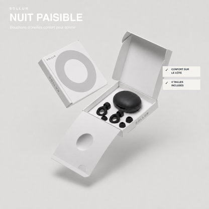 Nuit Paisible® – Bouchons d’oreilles confort pour dormir